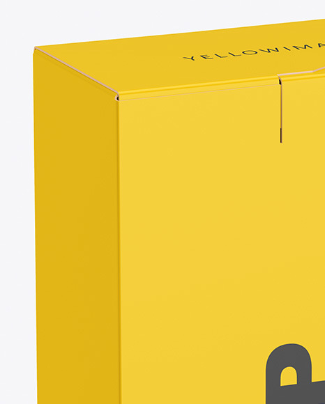 Paper Box Mockup PSD #2