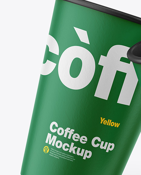 Paper Coffee Cup Mockup PSD #6