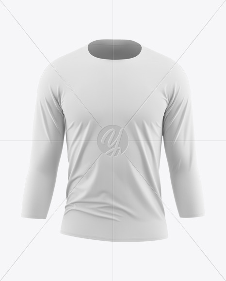 Download Men S Raglan T Shirt 3 4 Sleeves In Apparel Mockups On Yellow Images Object Mockups