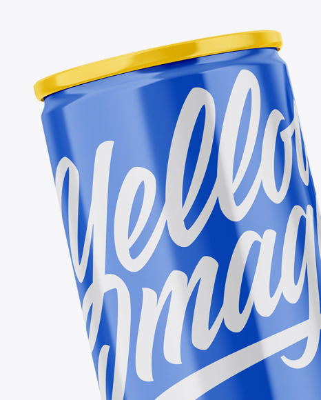 Two Glossy Cans Mockup PSD #1