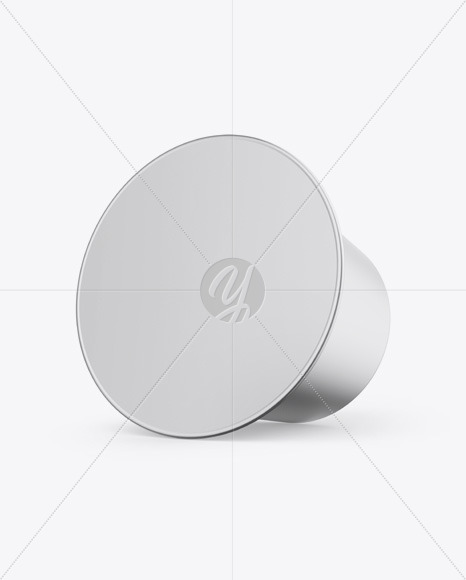 Matte Metallic Coffee Capsule Mockup PSD #1