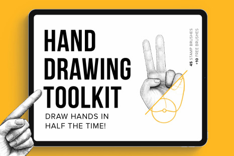 Hand Drawing Toolkit for Procreate