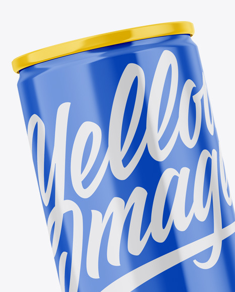 Glossy Can Mockup