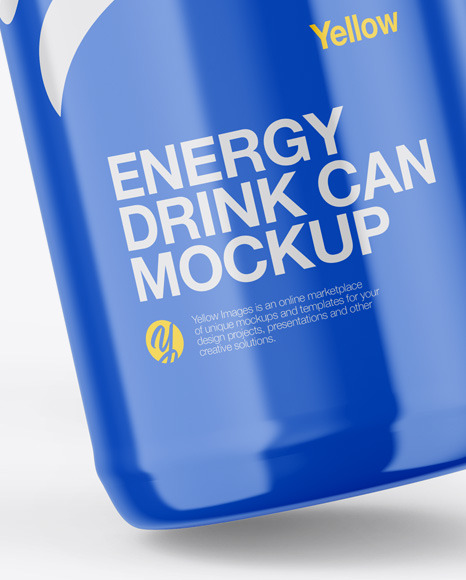 Glossy Can Mockup