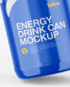 Glossy Can Mockup