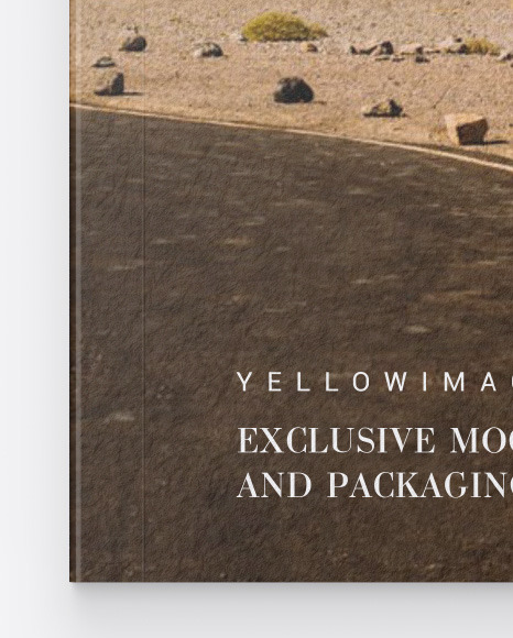 Textured Magazine Mockup PSD #7