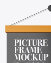 Glossy Picture Frame Mockup