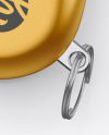Metallic Pocket Knife Mockup