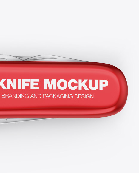 Download Metallic Pocket Knife Mockup In Stationery Mockups On Yellow Images Object Mockups