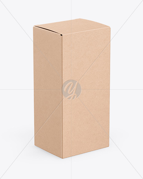 Download Kraft Box Mockup In Box Mockups On Yellow Images Object Mockups PSD Mockup Templates