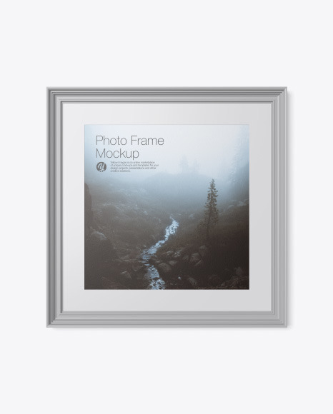 Textured Picture Frame Mockup PSD #2