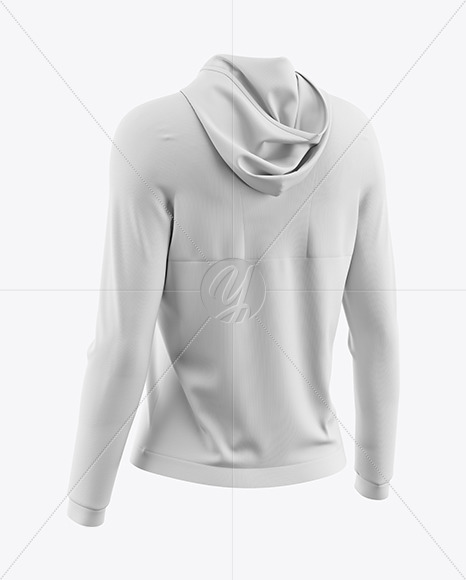 Women S Half Zip Hoodie Mockup In Apparel Mockups On Yellow Images Object Mockups