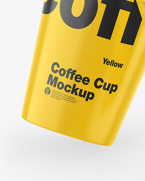 Glossy Coffee Cup Mockup PSD #7