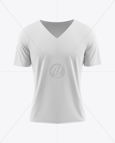 Men S Loose Fit V Neck T Shirt Mockup In Apparel Mockups On Yellow Images Object Mockups