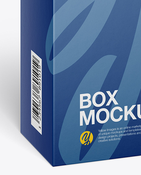 Paper Box Mockup In Box Mockups On Yellow Images Object Mockups