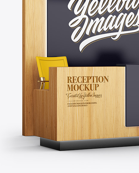 Download Reception Mockup in Object Mockups on Yellow Images Object Mockups