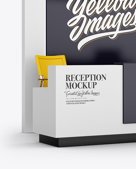 Download Reception Mockup In Object Mockups On Yellow Images Object Mockups PSD Mockup Templates