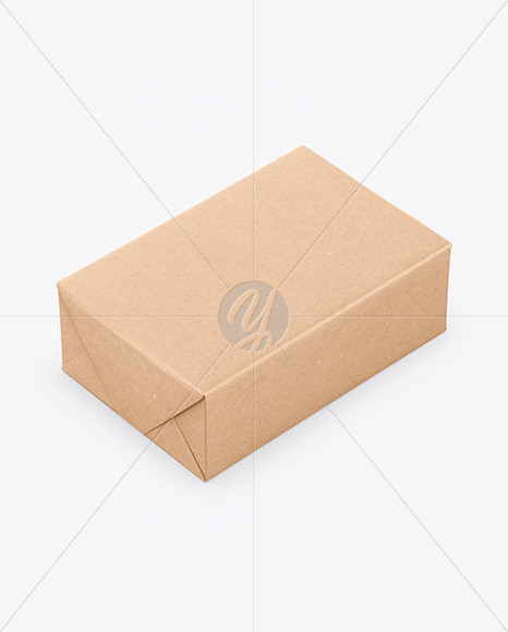 Download Kraft Box Mockup In Box Mockups On Yellow Images Object Mockups