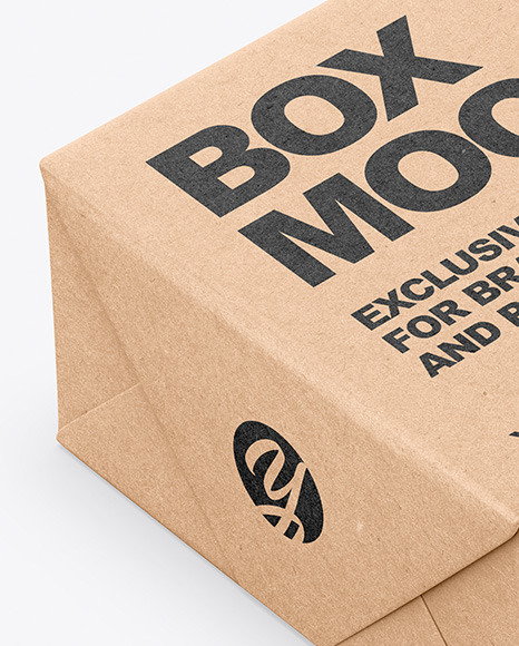 Download Kraft Box Mockup In Box Mockups On Yellow Images Object Mockups