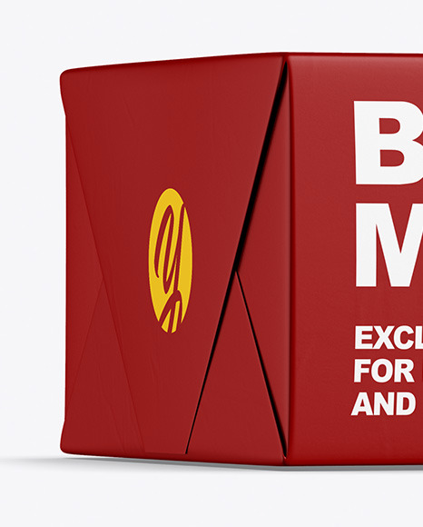 Paper Box Mockup PSD #2