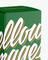 Clear Glass Dropper Bottle with Box Mockup