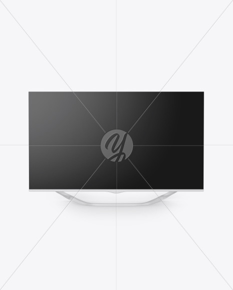 Download Tv Mockup In Device Mockups On Yellow Images Object Mockups