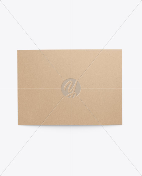 Kraft Envelope Mockup In Stationery Mockups On Yellow Images Object Mockups