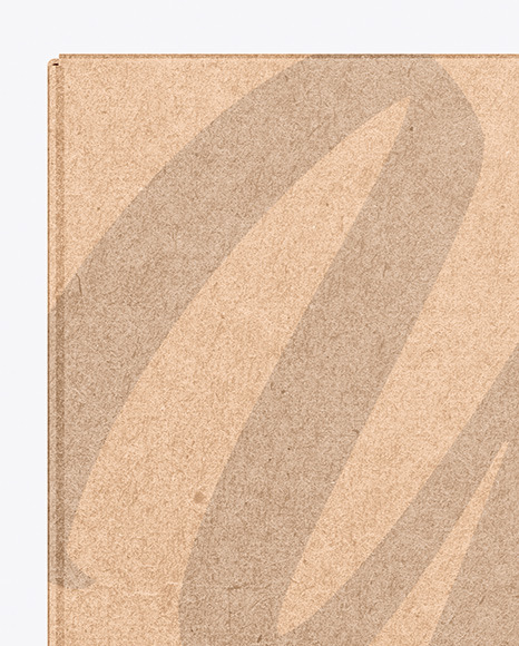 Kraft Box Mockup PSD #2