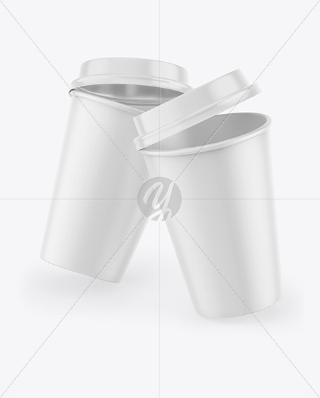 Matte Coffee Cup Mockup PSD #3
