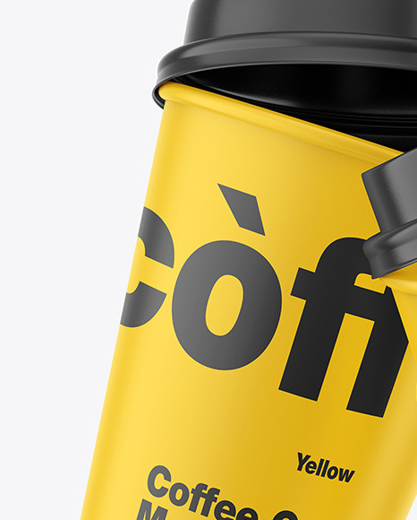 Matte Coffee Cup Mockup PSD #1