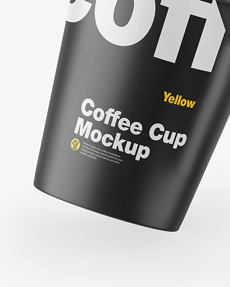 Matte Coffee Cup Mockup PSD #7