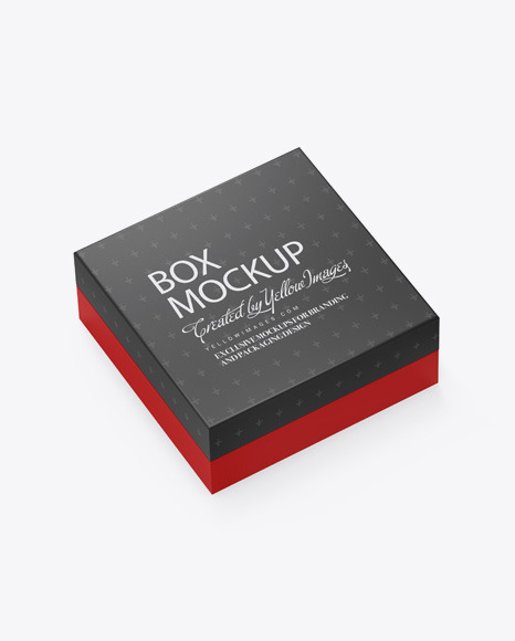 Download Paper Box Mockup In Box Mockups On Yellow Images Object Mockups