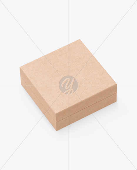 Kraft Box Mockup PSD #1