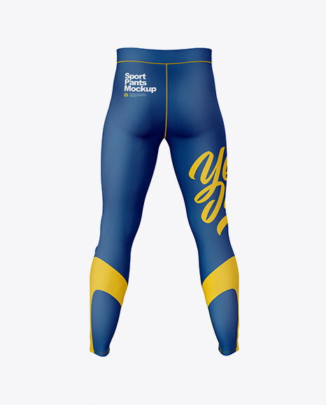 Download Compression Trousers Mockup - Back View in Apparel Mockups ...