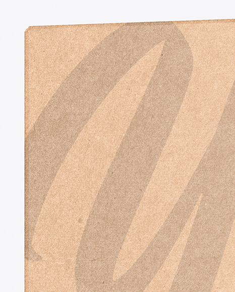 Kraft Box Mockup PSD #2