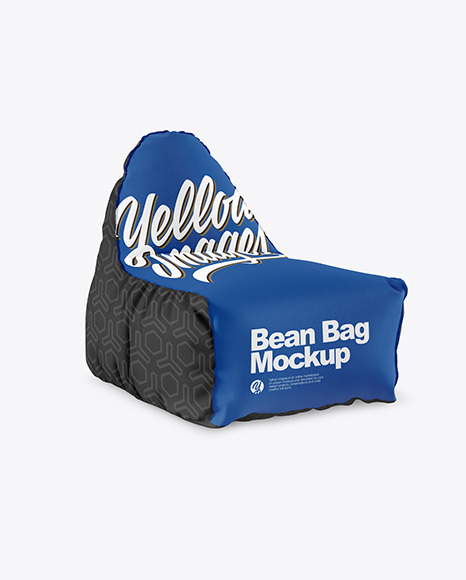 Download Bean Bag Mockup In Object Mockups On Yellow Images Object Mockups PSD Mockup Templates