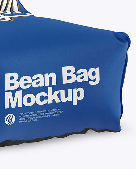 Download Bean Bag Mockup In Object Mockups On Yellow Images Object Mockups PSD Mockup Templates