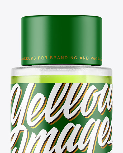 Clear Plastic Bottle Mockup PSD #2