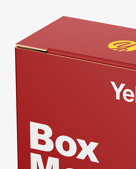 Paper Box Mockup PSD #2