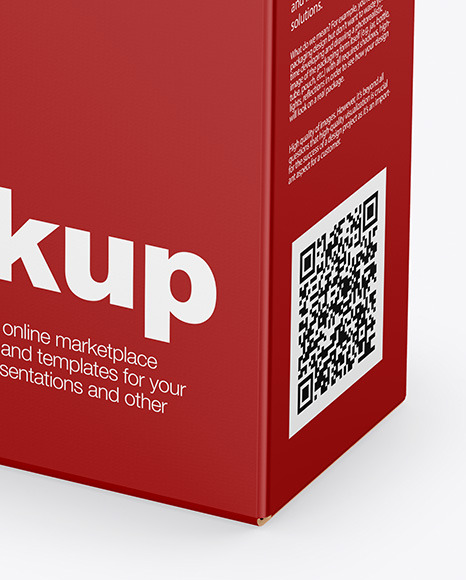 Paper Box Mockup PSD #1