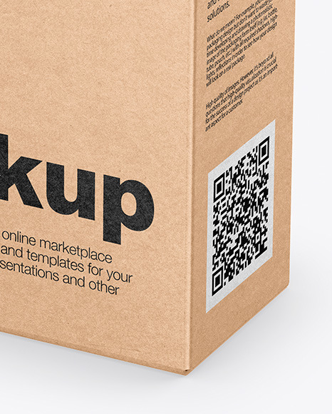 Download Kraft Box Mockup In Box Mockups On Yellow Images Object Mockups