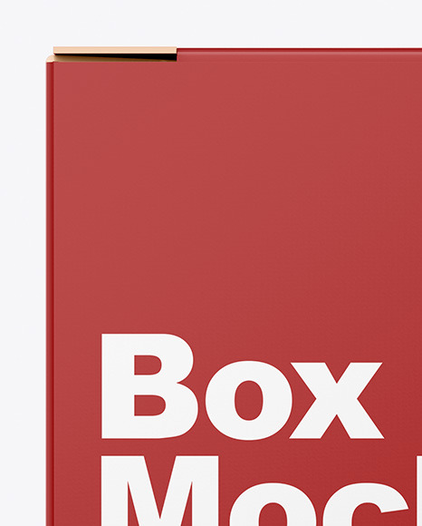 Paper Box Mockup PSD #2