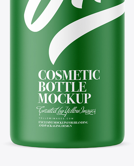 Plastic Cosmetic Bottle Mockup