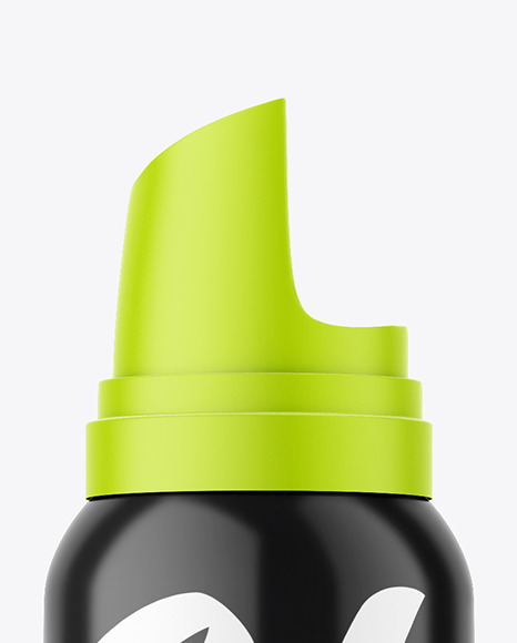 Foam Bottle Mockup