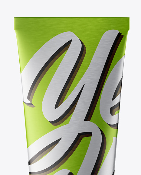 Metallic Tube Mockup