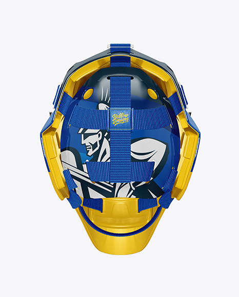 Download Hockey Helmet Mookup | Yellow Author