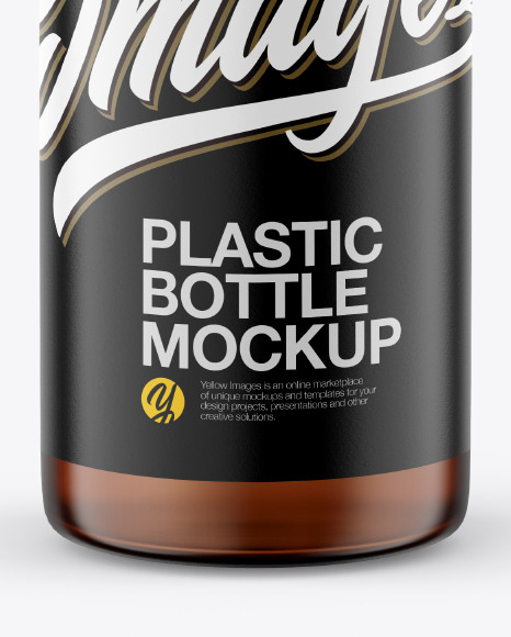 Plastic Bottle Mockup PSD #1