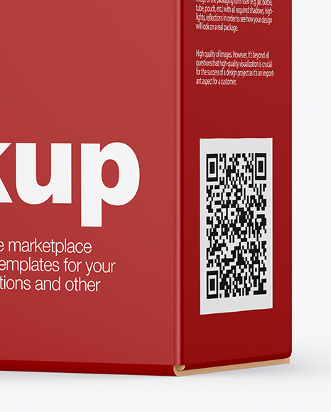 Paper Box Mockup PSD #1