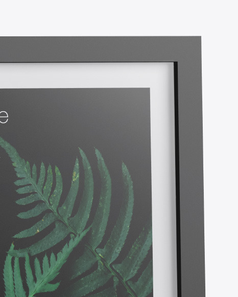 Matte Photo Frame Mockup