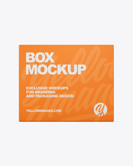 Download Paper Box Mockup In Box Mockups On Yellow Images Object Mockups PSD Mockup Templates